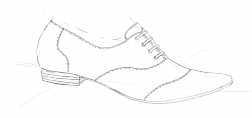 pattern-construction001 shoe design of oxfrod