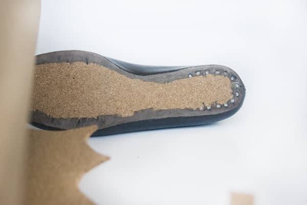 cork sole shoes