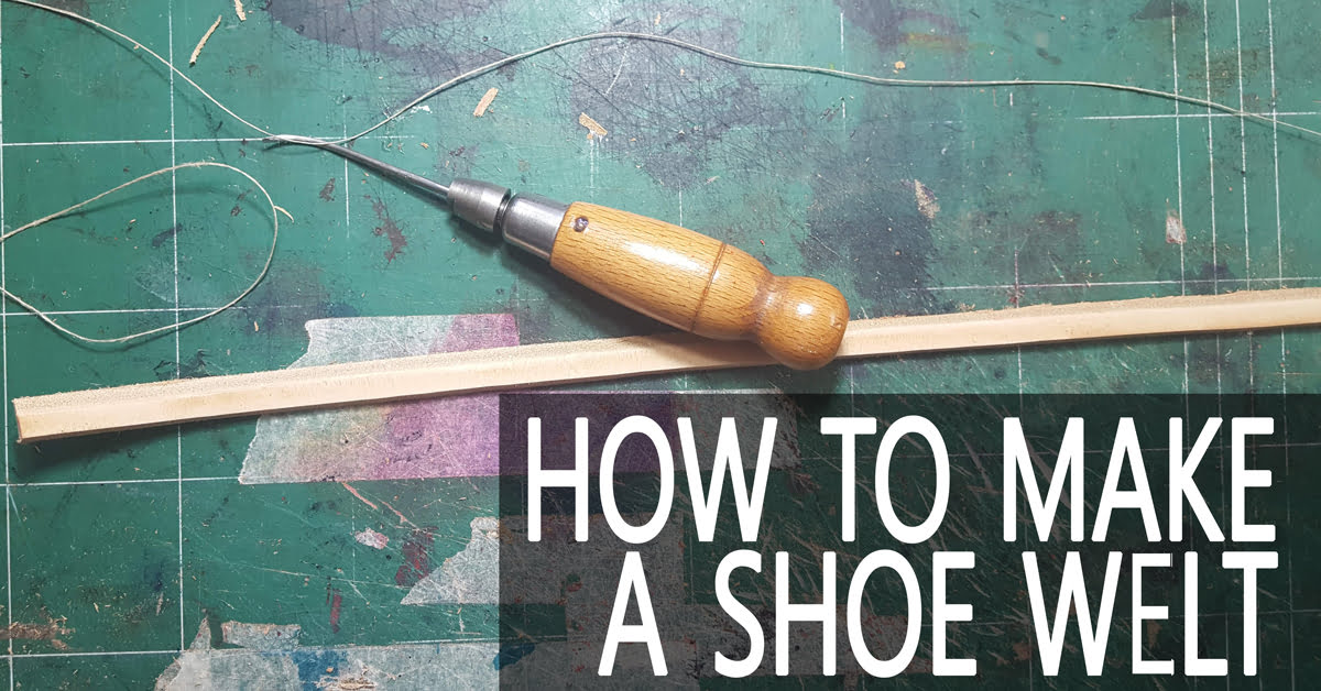 shoe welt and awl for shoe making