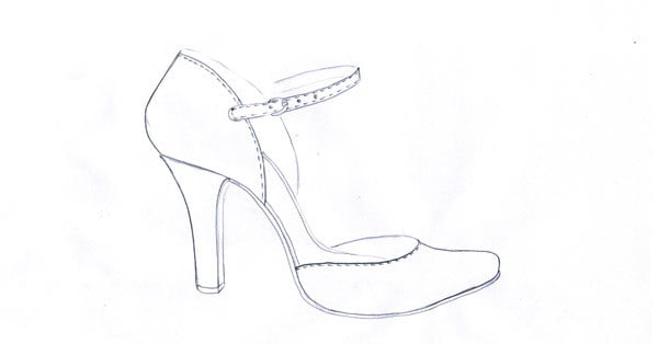 Drawing-of-sandals