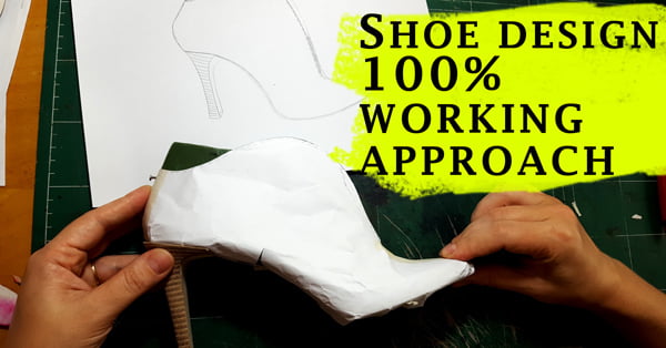 Shoe designing through pattern making