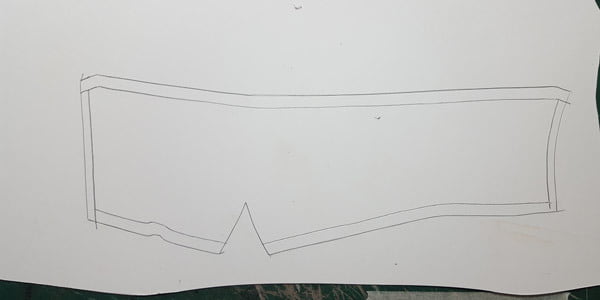 how to make shoe pattern to reinforce shoe upper