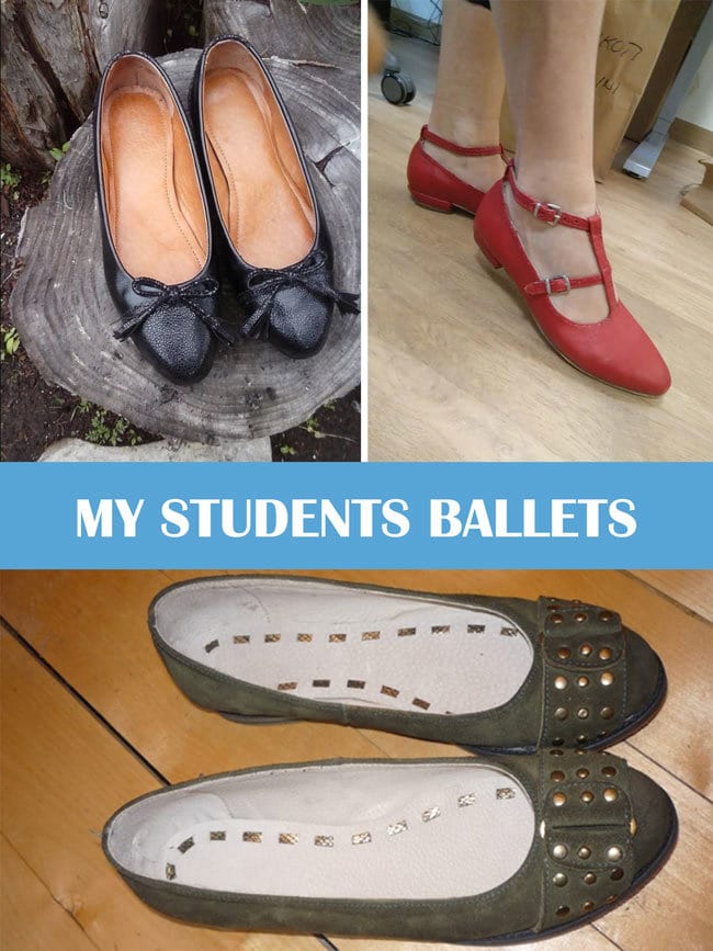 students ballets shoes
