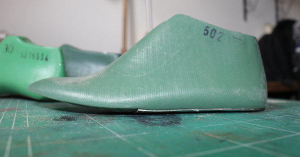 flat wedge of a shoe last