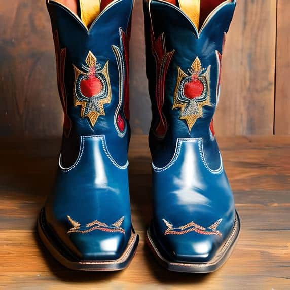 blue cowboy boots