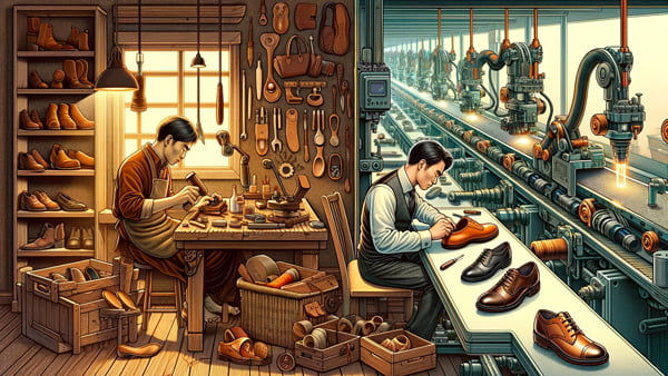 processes-of-handcrafted-and-machine-made-shoe-making