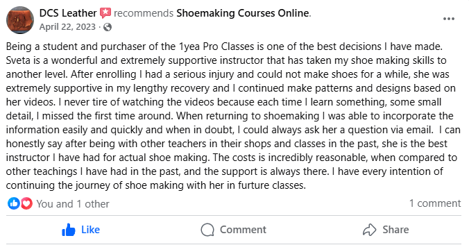 DC leather students review