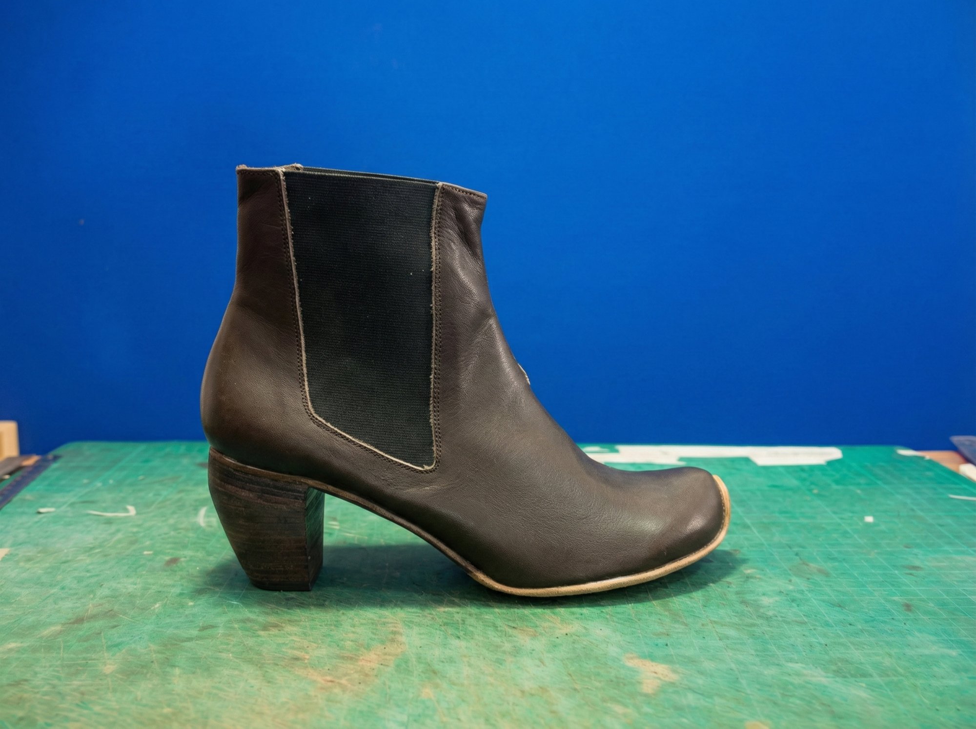 Ankle boot done Ankle boot done at our online shoemaking course