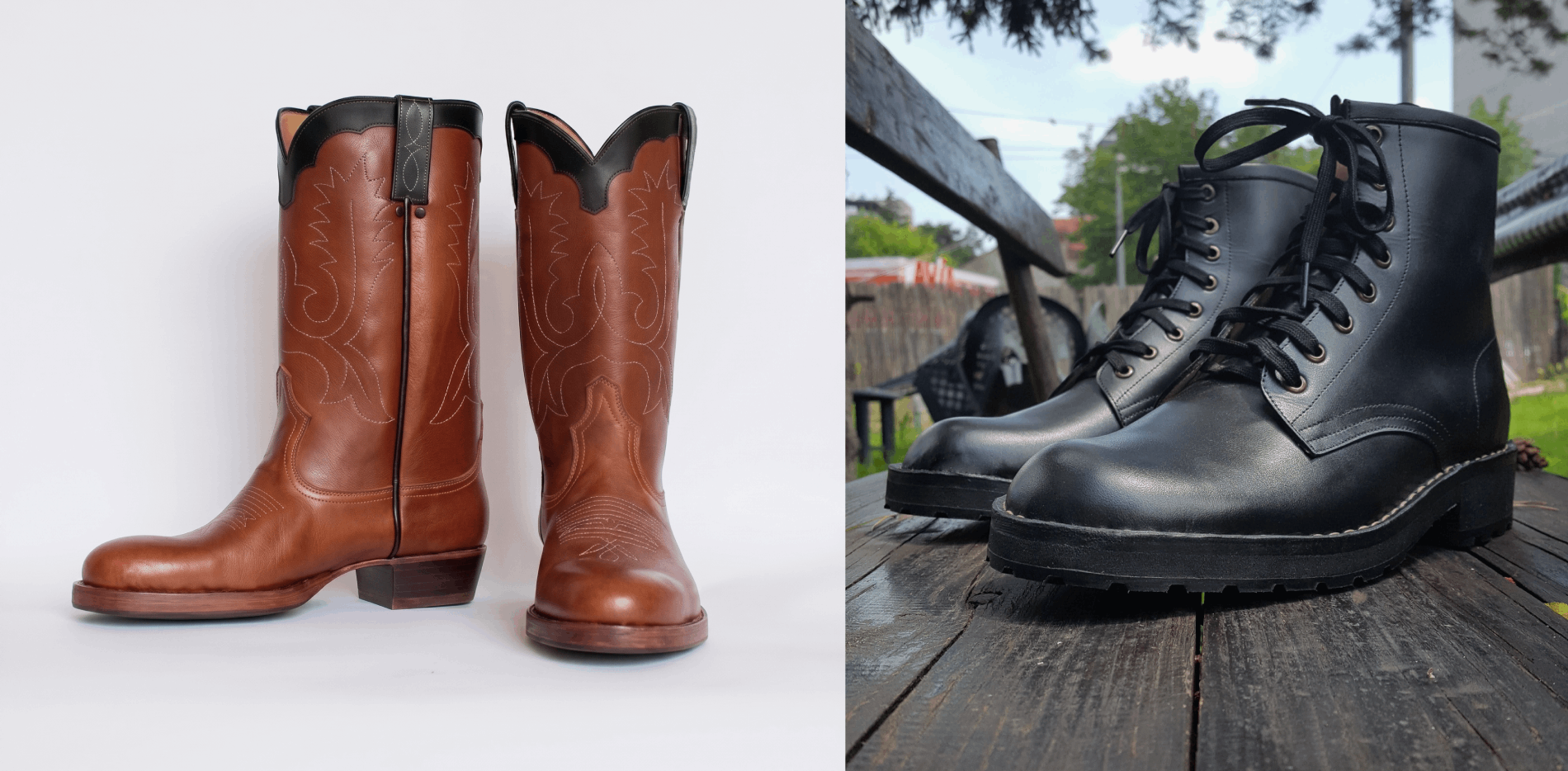 Men's Boots Bundle: Dr. Martens & Cowboy Boots visual